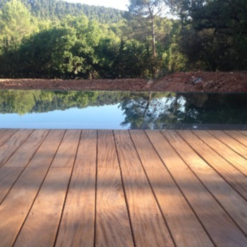 plage de piscine teck Aix en provence